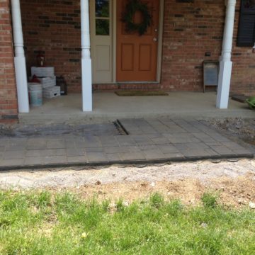 Landscaping – Installing New Paver Walkway