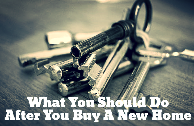 What You Should Do After You Buy A New Home
